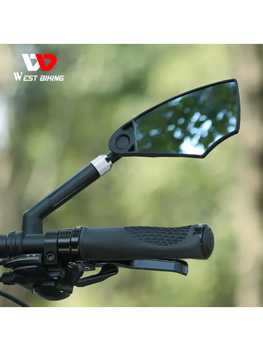 Зеркало заднего вида WEST BIKING с регулировкой, н глаза, вариант, фото 3