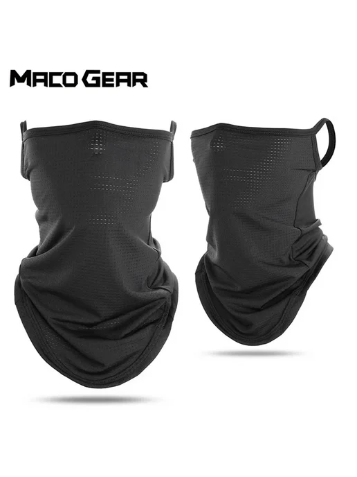 macogear Белая спортивная маска-бандана Summer 02, белый, фото 2