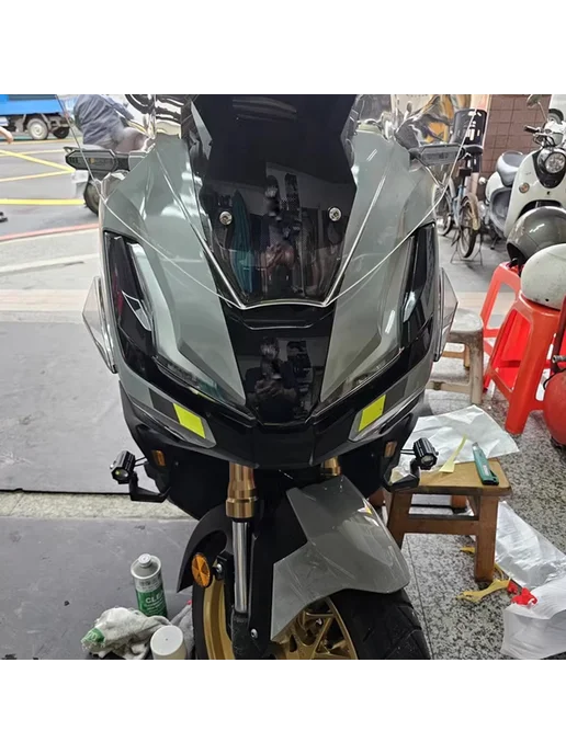 Нет бренда Дефлекторы ветрового стекла Honda ADV350 2022-2026, серые, серый, фото 4