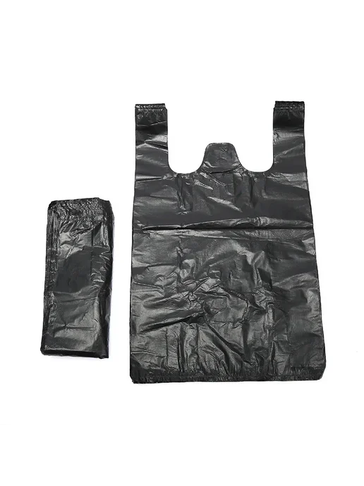 Нет бренда Черные пакеты для мусора 26x42cm-100pcs, 32x52 см, 100 шт
