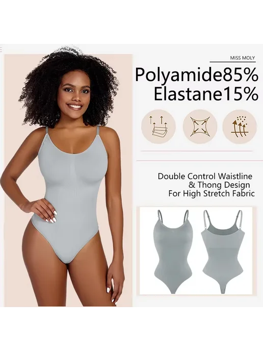 Vaslanda Женское Корректирующее Боди Faja Для Коррекции Фигу, красный, фото 4