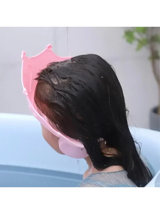 Нет бренда Детская шапочка для душа Pink, Розовый, Pink-2, розовый, фото 3