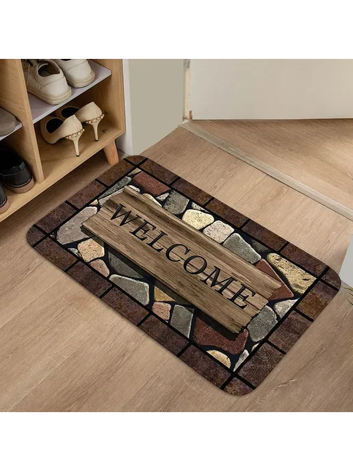 Коврик для прихожей "Welcome" 40x60 см, 40x60 см, фото 2
