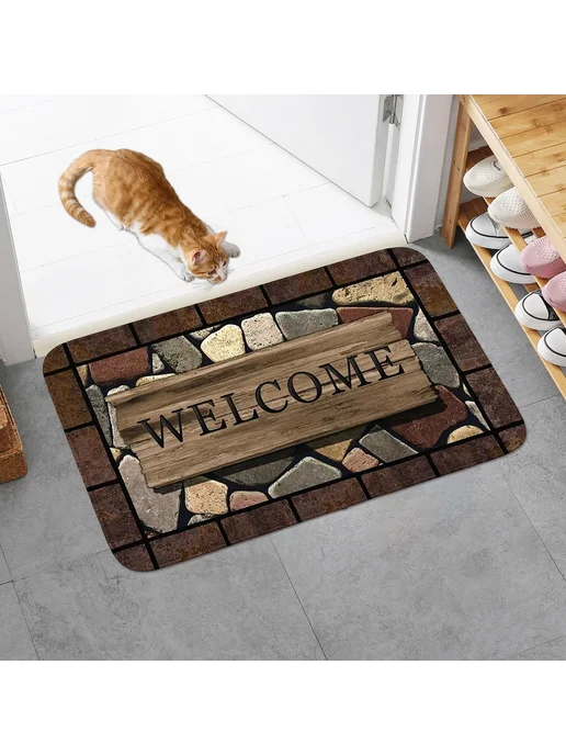 Коврик для прихожей "Welcome" 40x60 см, 40x60 см, фото 4