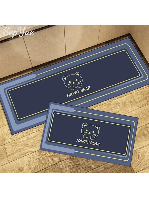 Нескользящий кухонный ковёр Crystal Velvet 50cmx160cm 1pc, Q, вариант, фото 3