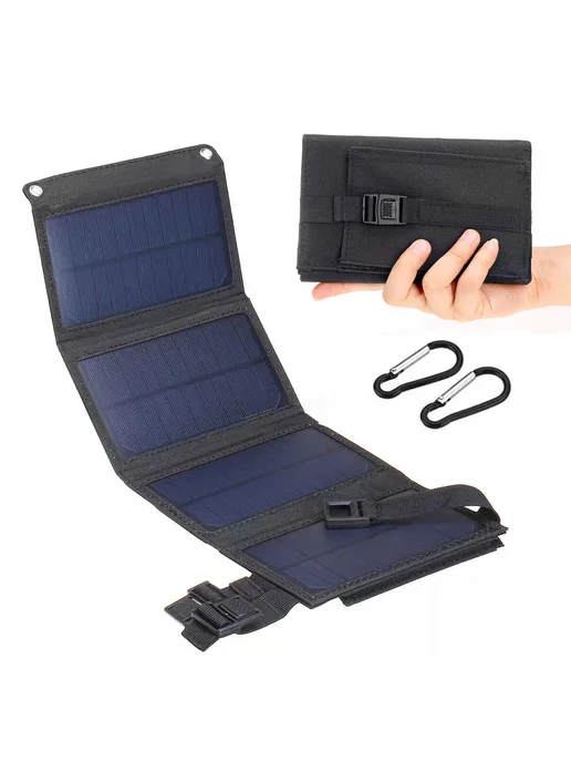 Нет бренда Портативная солнечная панель 5В USB Type-C Solar Panel Kit, вариант