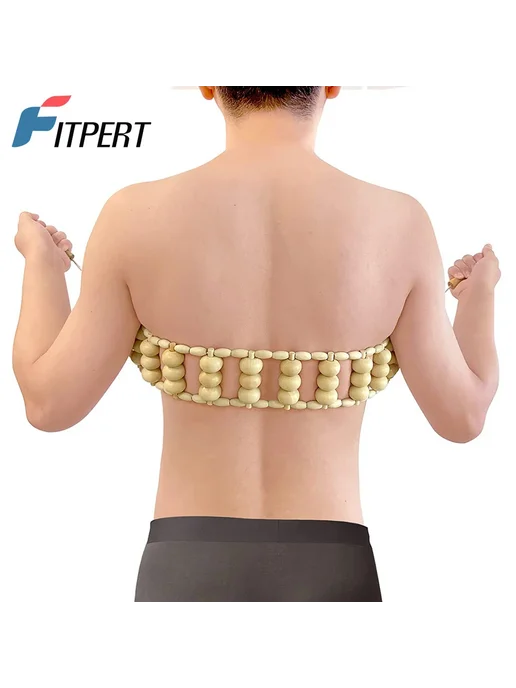 FITPERT Деревянный Массажный Ролик, 1 Шт, Большой Размер, Терапевти, 1 шт, фото 2