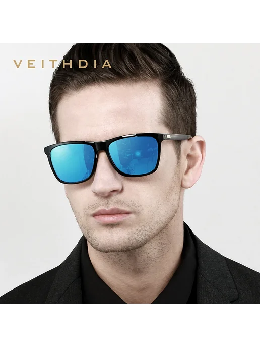 Солнцезащитные очки VEITHDIA 6108 dark green, зеленый, фото 5