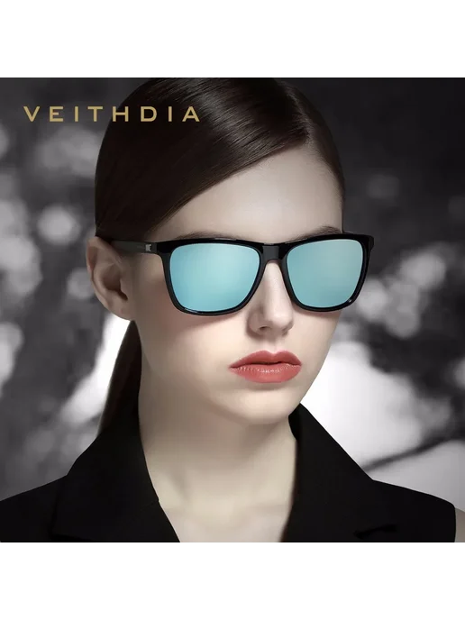 Солнцезащитные очки VEITHDIA 6108 dark green, зеленый, фото 6