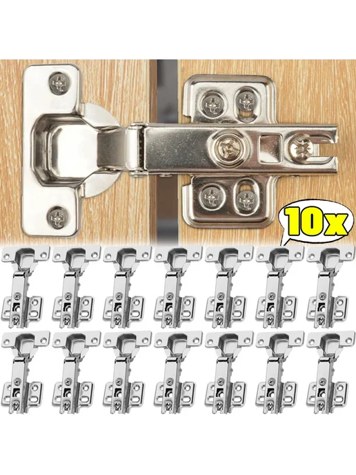Нет бренда Мебельные петли из нержавеющей стали 2 4 6 10 шт. 2PCS, 10 шт, 10 шт, фото 2