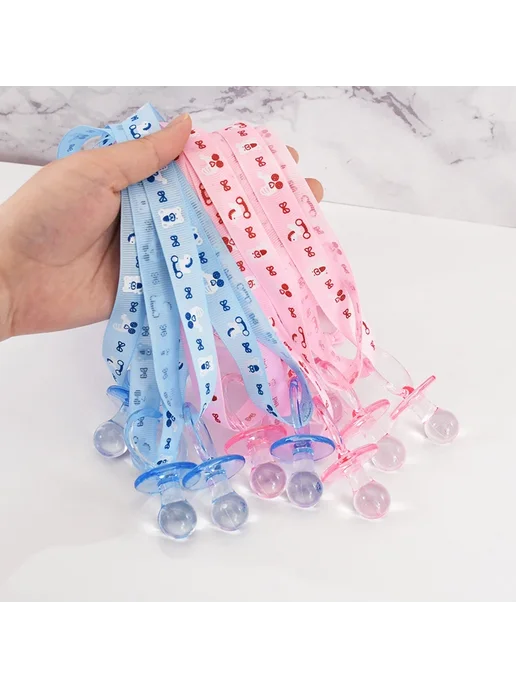 ZQNYCY Бусины-соски для детей розовые и синие 20pcs, Blue, 20 шт, фото 2