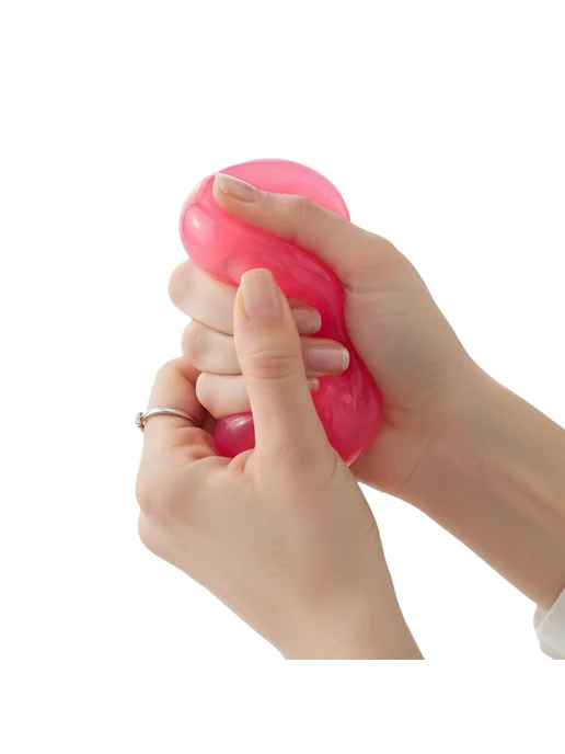 Реусбл. анстресс-игрушка для снятия напряжения, Pink, розовый, фото 4