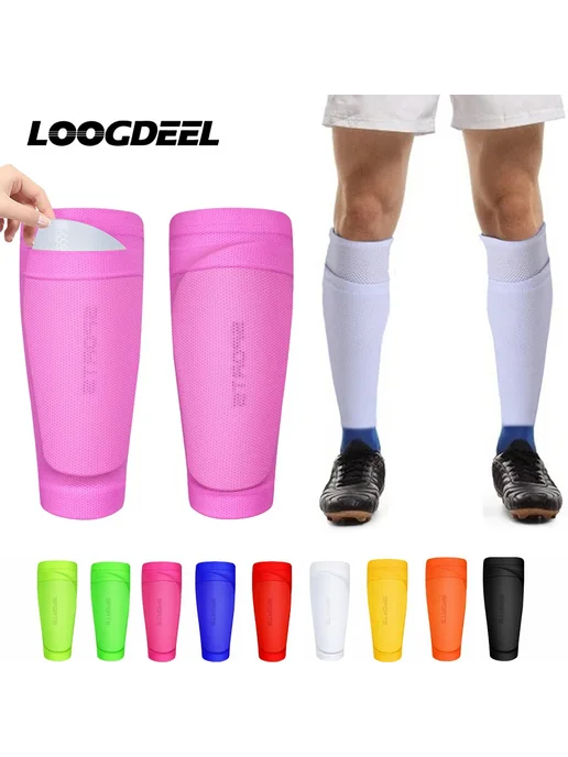 loogdeel Футбольные Защитные Накладки С Мягкой Защитной Обол, красный, фото 2
