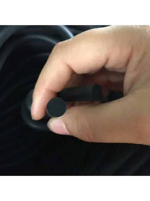 Нет бренда EPDM уплотнительная лента 3 4 5 6 7 8 10 мм dia 7mm, 5M, черный, фото 3