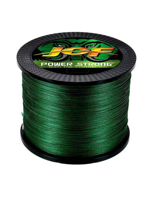 JOSBY Леска JOF Power Strong, 300м, 0.50мм, 120lb, Green, 300 м