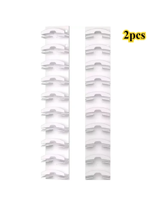 dawndesslo Настенная вешалка для кепок Белый, White-2pcs, 2 шт