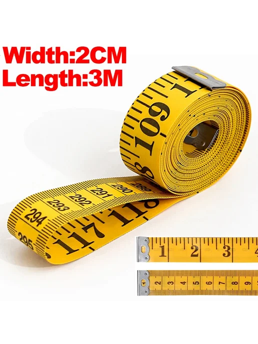 Портативная мягкая измерительная лента 3 метра 3 Rolls, Yell, 3 м