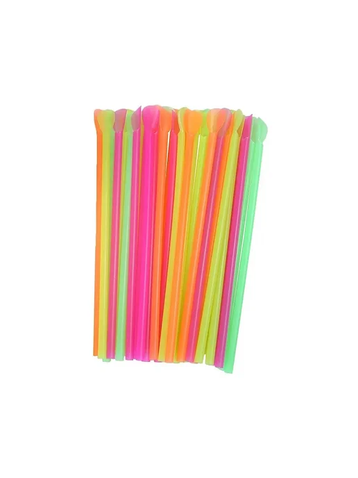 ZOMASOU Цветные соломинки-ложки 100Pcs Spoon Straws, 100 шт, фото 7