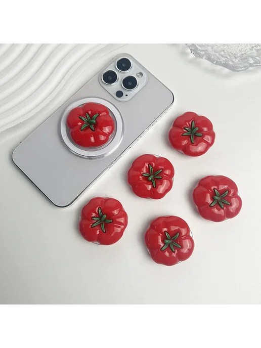 Нет бренда Подставка для телефона Magnet Pumpkin, оранжевый, оранжевый, фото 2