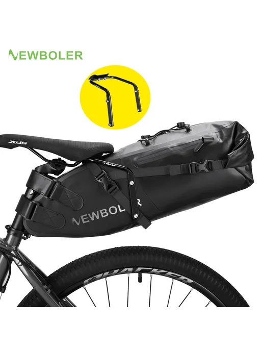 NewBoler Велосумка 10L Set (with rack), 10 л, фото 2