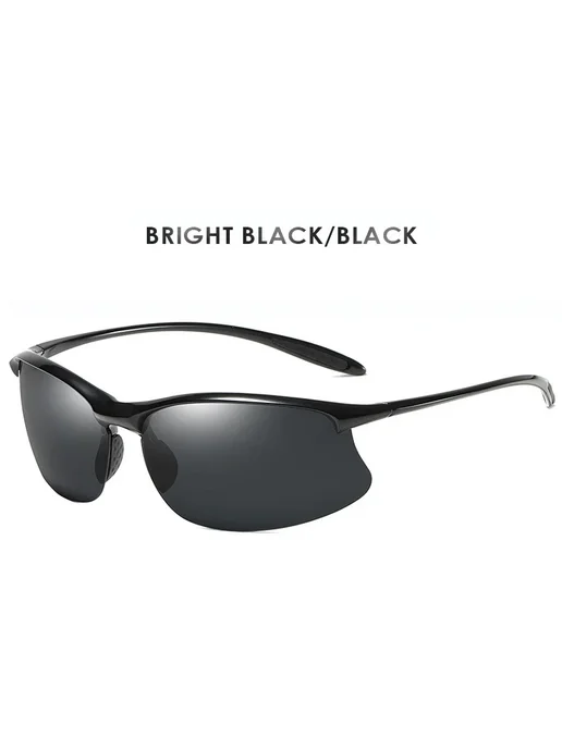 COOLPANDAS Поляризованные солнцезащитные очки Black-Black, черный