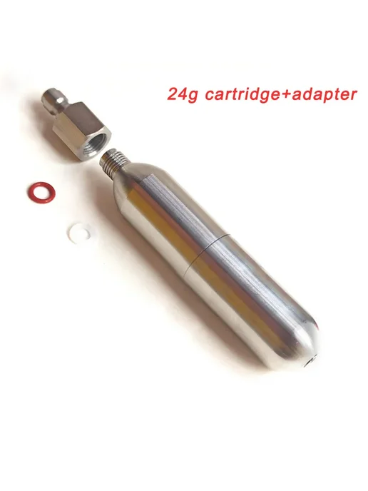 OBKEY Картриджи CO2 45г 33г 24г стальные перезаряжаемые 3 8-, 45 г, 33 г