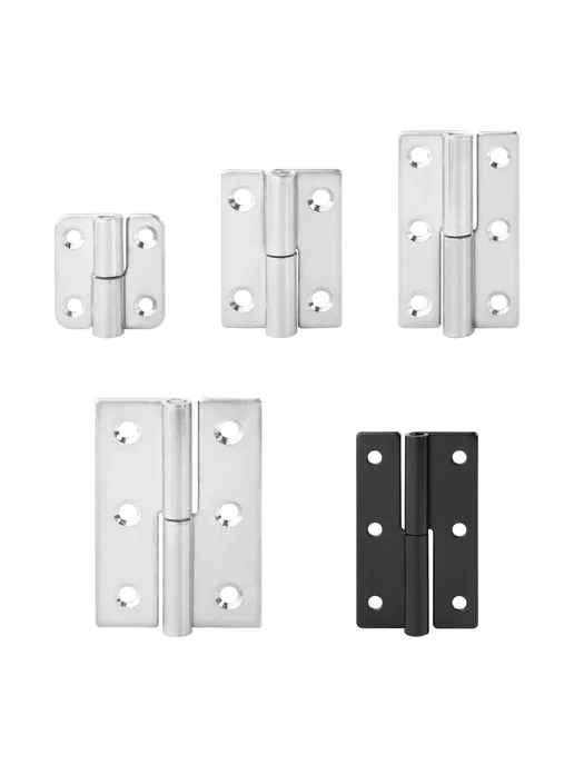 keenkee Петли из нержавеющей стали 270 градусов Black 75.5mm 2pcs, черный, фото 2