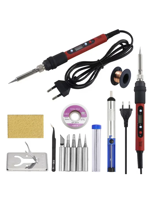 Sumsour Паяльник электрический 80 Вт, красный, Set-1 110V US Plug, 80 Вт, фото 2