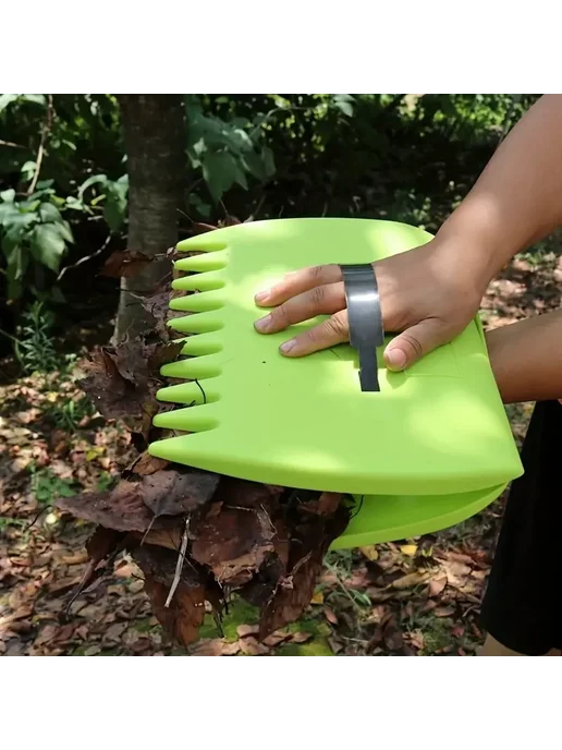 Нет бренда Садовые когти для уборки мусора Green, зеленый