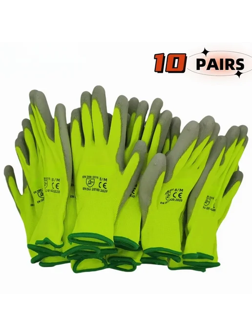 FGFW Рабочие перчатки N618 неопреновые маслостойкие L-code 10pair, Рабочие XL-code 10pai