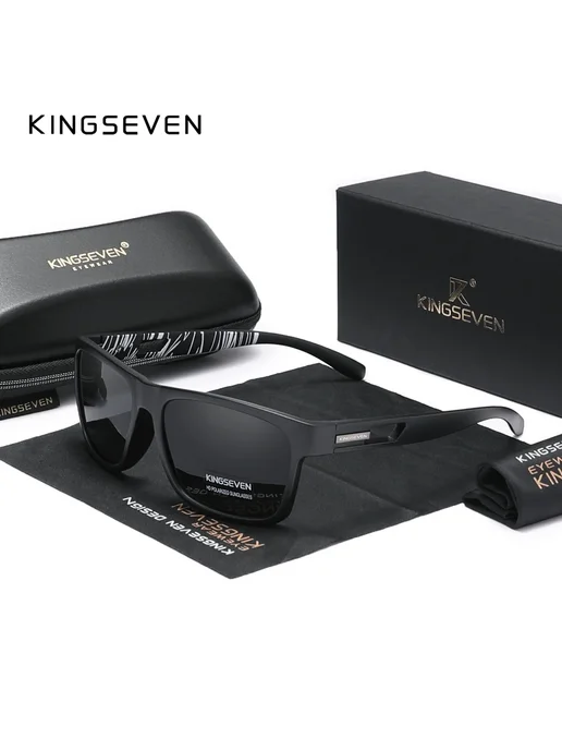 KingSeven Солнцезащитные очки Polarized UV400 для взрослых, вариант, фото 3