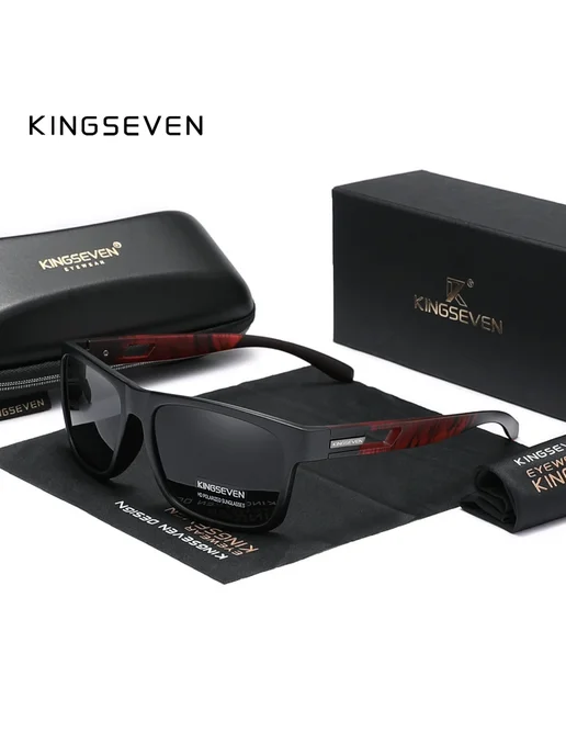 KingSeven Солнцезащитные очки Polarized UV400 для взрослых, вариант, фото 4