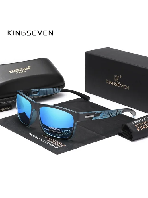 KingSeven Солнцезащитные очки Polarized UV400 для взрослых, вариант, фото 5