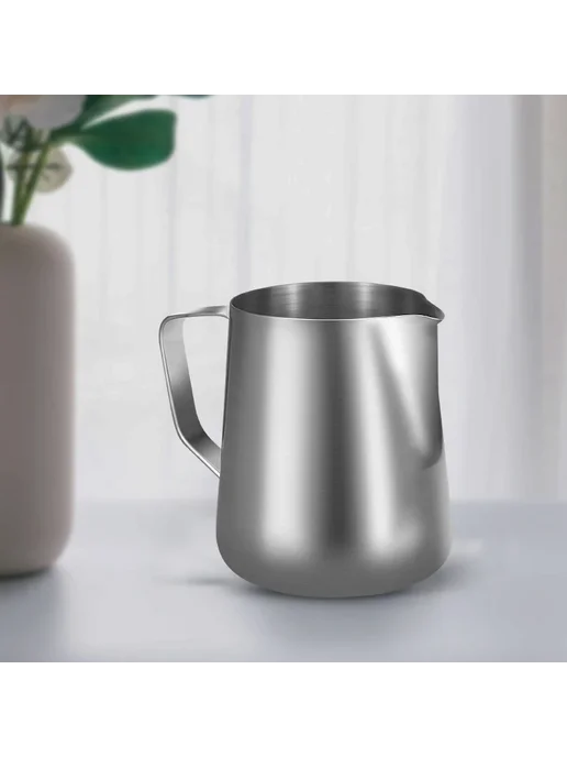 kisshome Кувшин для молока из нержавеющей стали 600ml with s, 600 мл, фото 3