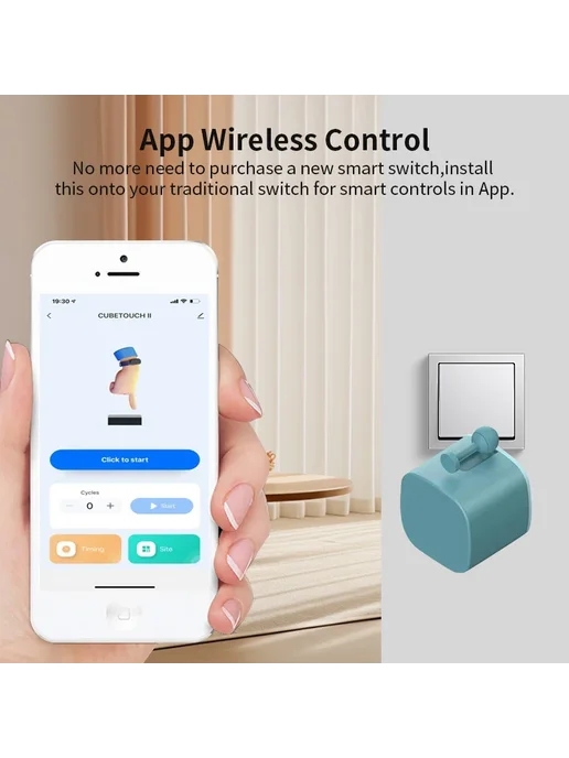 Нет бренда Беспроводной контроллер Fingerbot для умного дома Bluetooth, белый, фото 3
