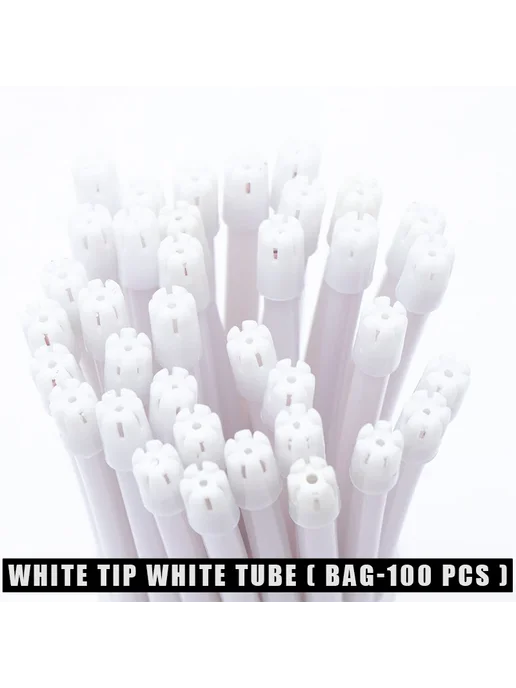 ACROSSDENTECH Насадки для отсасывания слюны (100 шт) White, 100 шт