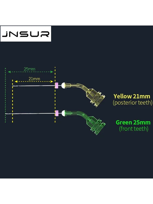 JNSUR Одноразовые эндокулы для ирригатора 20 шт. 21mmA20, 20 шт, фото 2