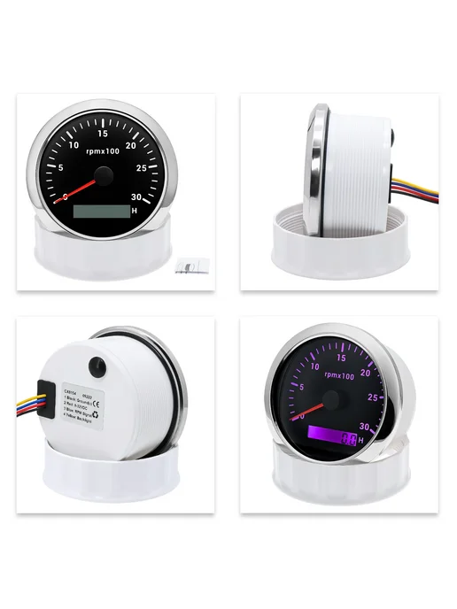 MAIMEIMI Тахометр 85 мм, 8000 об мин, Цвет 4000 rpm-WS, вариант, фото 7