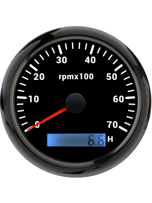 MAIMEIMI Тахометр 85 мм с ЖК-дисплеем, 7000 rpm-BN, вариант