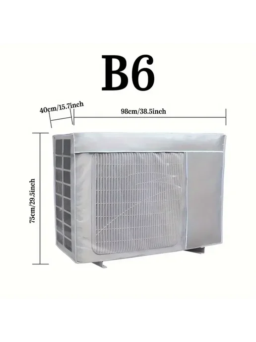 Нет бренда Водонепроницаемый чехол для кондиционера из оксфорда 4B85x32, 98x40