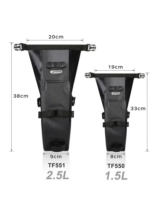 Rhinowalk Водонепроницаемая Сумка Для Велосипеда 2.5 Л, Задн, 2,5 л, фото 4