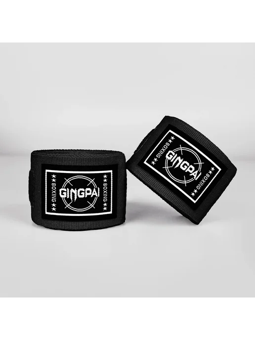 GINGPAI SPORT Эластичные боксерские бинты 1.5 3 5 м, 5 м, в упаковке 83 г