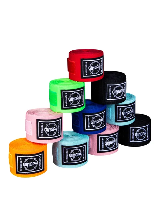 GINGPAI SPORT Эластичные боксерские бинты 1.5 3 5 м, 5 м, в упаковке 83 г, фото 2