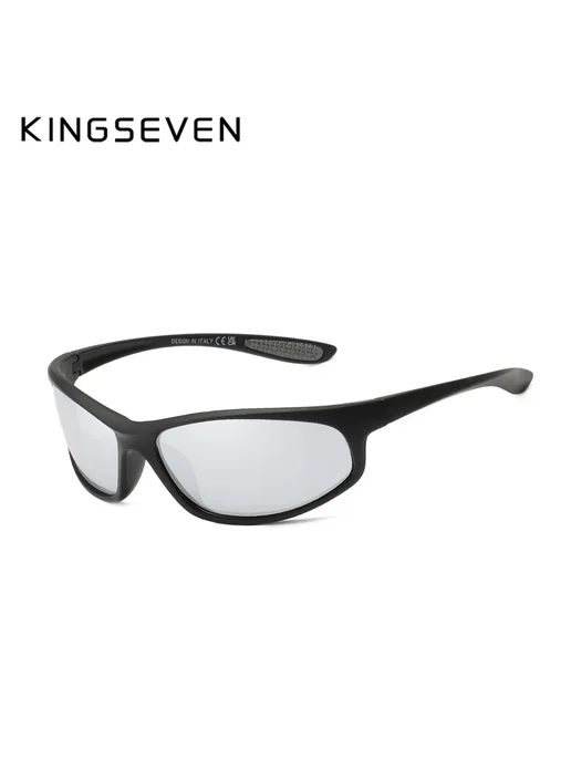 KingSeven Классические поляризованные солнцезащитные очки Bl, черный, фото 4