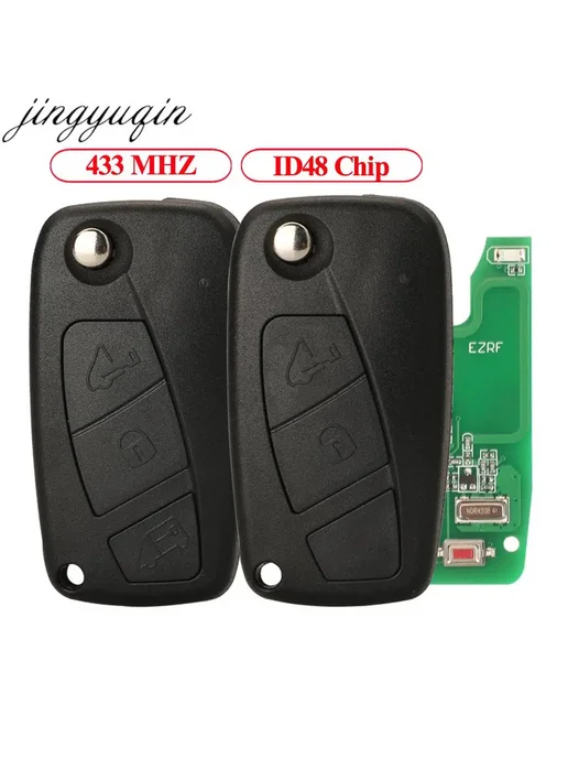 Ключ-пульт 2 кнопки ID48 Fiat Ducato, Iveco, Peugeot, Citroe, вариант