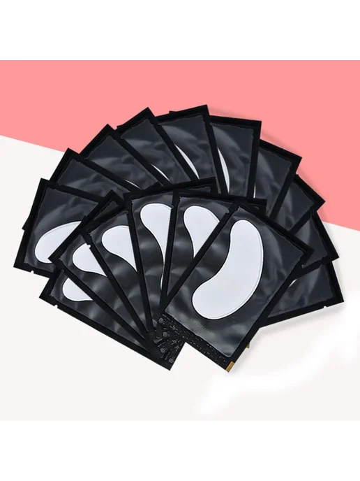 Нет бренда Гелевые подушечки под глаза 100 шт 100Pairs Black, 100 шт, фото 2