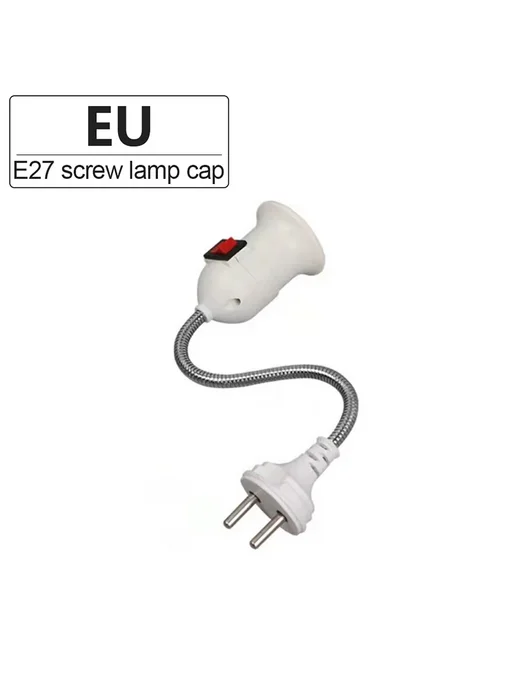 Нет бренда Поворотная головка лампы E27 с выключателем B EU, вариант