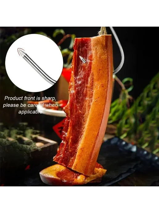 Нет бренда Крючки S из нержавеющей стали 30PCS, 12cm, 30 шт, фото 4