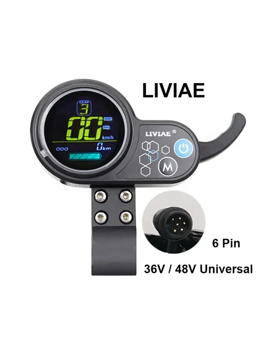 Нет бренда LIVIAE Контроллер 36В 15А 48В 20А ЖК-дисплей LIVIAE LCD, вариант, фото 3