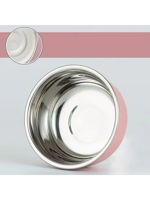 Ланч-бокс из нержавеющей стали Розовый, pink-420ml, 730 мл, фото 6